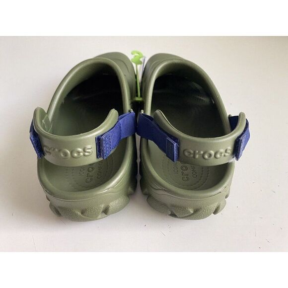 Crocs Offroad Sport Clog Army Green Blue Unisex Men’s Sz 9 Women’s 11 NEW - Picture 6 of 10